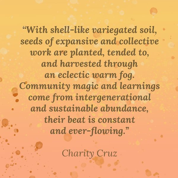 What the person who made Charity wrote about it, in their own hand