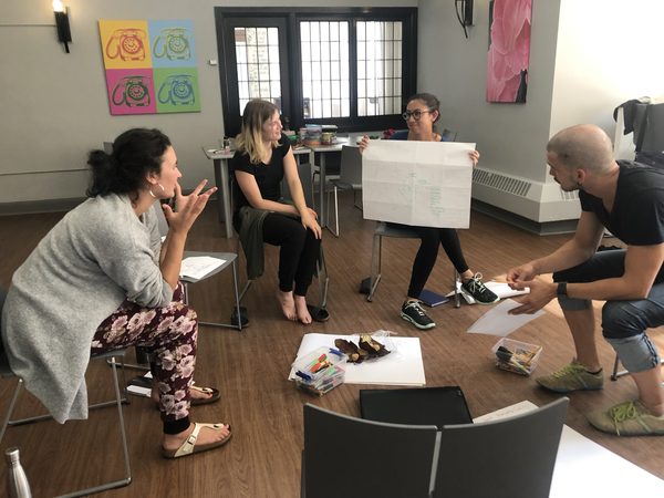 Skills building. Emerging facilitators in training, Brescia Centennial Portraiture